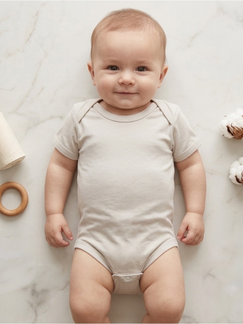Bamboo Blend Short-Sleeve Bodysuit